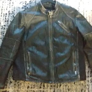 Leather motorcycle  jacket